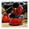 Турка керамическая для кофе Ceraflame Ibriks New, 0.65 л, цвет красный изображение №9