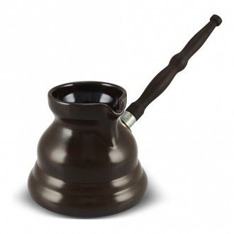 Турка керамическая для кофе Ceraflame Vintage с индукционным покрытием, 0.65 л, цвет шоколад
