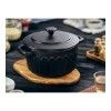 Кастрюля керамическая с крышкой Walmer Home Chef, 1.9 л, цвет черный изображение №4