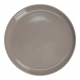 Тарелка обеденная Kitchen Craft Mikasa Serenity, 24.5 см, цвет серый