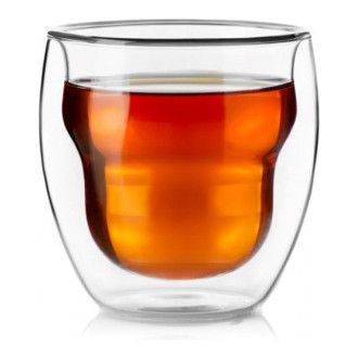 [уценка] Набор стаканов Walmer Prince 2 шт. с двойными стенками (УЦЕНКА), 0.25 л, цвет прозрачный