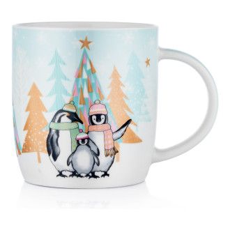 Кружка для чая и кофе Walmer Penguin, 0.35 л, цвет белый