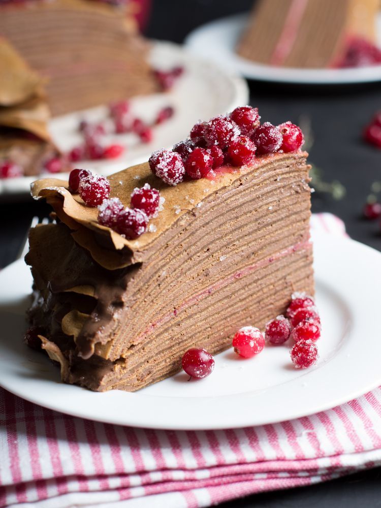 Шоколадный блинный торт , пошаговый рецепт на ккал, фото, ингредиенты - Юлия Высоцкая