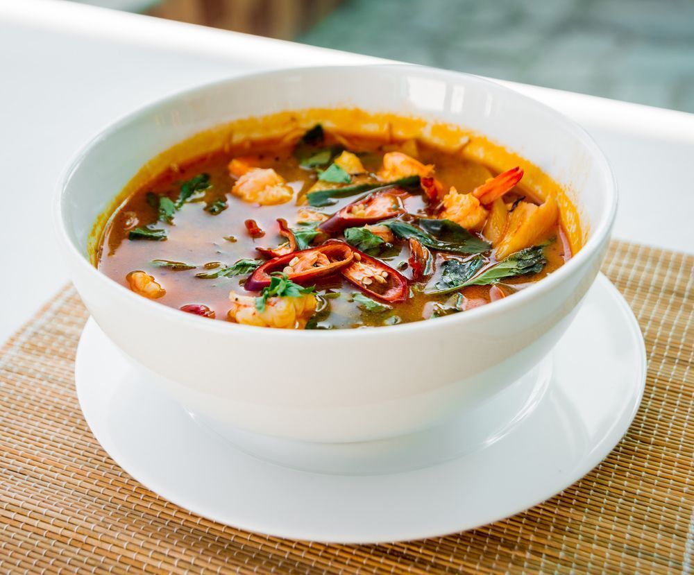 Суп с морепродуктами а-ля рамен