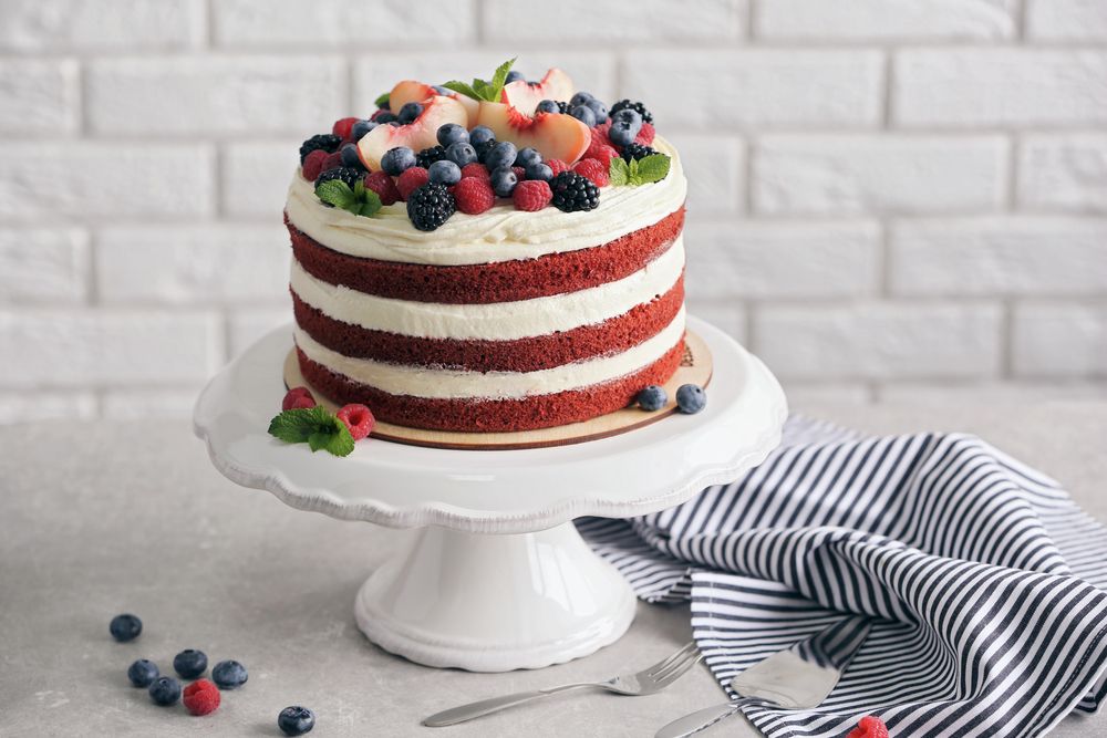 Красный бархат торт без красителя рецепт с фото