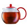 Чайник заварочный с прессом Bodum Assam, 1 л, цвет красный изображение №0