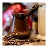 Турка керамическая для кофе Ceraflame Ibriks Classic, 0.3 л, цвет шоколад с декором изображение №7