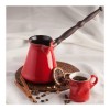 Турка керамическая для кофе Ceraflame Ibriks Classic, 0.3 л, цвет красный изображение №8