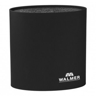 Подставка для ножей овальная Walmer, цвет черный