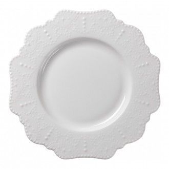 Тарелка десертная Walmer Vivien, 21 см, цвет белый