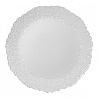 Тарелка обеденная Walmer Vivien, 26 см, цвет белый