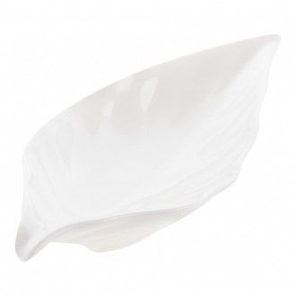 Блюдо сервировочное Walmer Leaf 18 см, цвет белый
