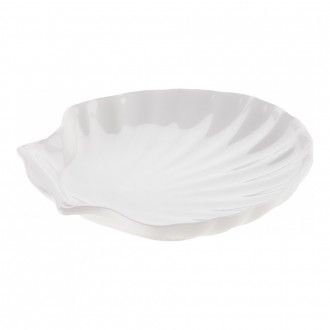 Блюдо сервировочное Walmer Shell 18 см, цвет белый