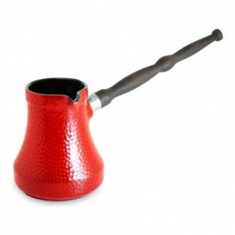 Турка керамическая для кофе Ceraflame Hammered, 0.35 л, цвет красный