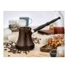 Турка керамическая для кофе Ceraflame Hammered, 0.35 л, цвет шоколад изображение №7