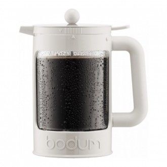 Кофейник для приготовления холодного кофе Bodum Ice Bean, 1.5 л, цвет белый
