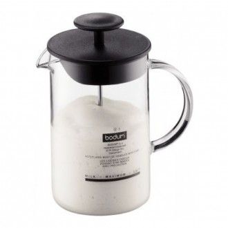 Взбиватель для молока и сливок ручной Bodum Latteo, 0.25 л, цвет черный