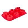 Форма для выпечки на 6 кексов Walmer Muffins, цвет красный изображение №2