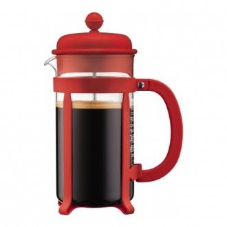Кофейник френч-пресс Bodum Java, 1 л, цвет красный