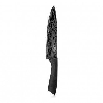Нож Шеф Walmer Titanium 19 см, цвет серый