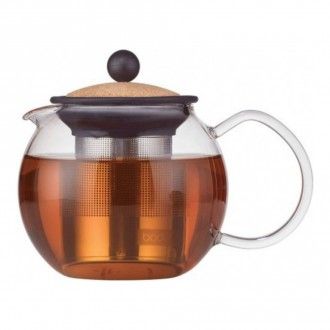 Чайник заварочный с прессом Bodum Assam, 0.5 л, цвет пробковый
