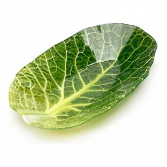 Салатник Leaf Lettuce 13х23 см, цвет зеленый