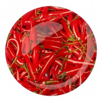 Блюдо сервировочное Chili Pepper, 20 см, цвет красный