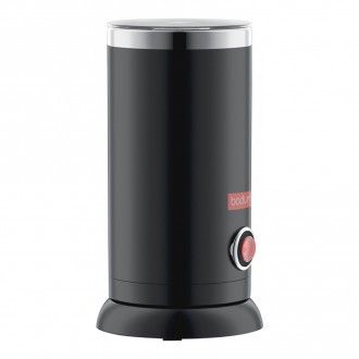 Взбиватель для молока электрический Bodum Bistro с функцией подогрева, 0.3 л, цвет черный
