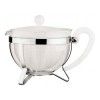 Чайник заварочный с сито-фильтром Bodum Chambord, 1 л, цвет белый полупрозрачный изображение №0