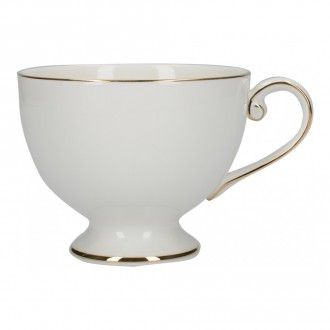Чашка Kitchen Craft Mikasa Cameo Gold, 0.26 л, цвет белый