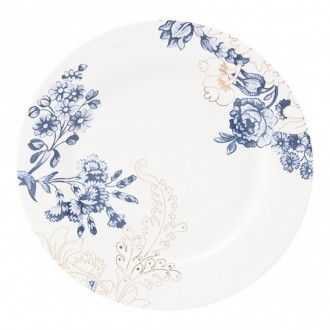 Тарелка обеденная Kitchen Craft Palmers Silk, 19.5 см, цвет синий