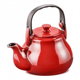 Чайник керамический Ceraflame Terrine, 1.5 л, цвет красный