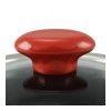 Кастрюля керамическая со стеклянной крышкой Ceraflame Chef, 2.2 л, цвет красный изображение №1