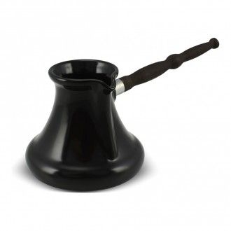 Турка керамическая для кофе Ceraflame Gourmet, 0.55 л, цвет черный