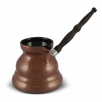 Турка керамическая для кофе Ceraflame Vintage с индукционным покрытием, 0.65 л, цвет медный
