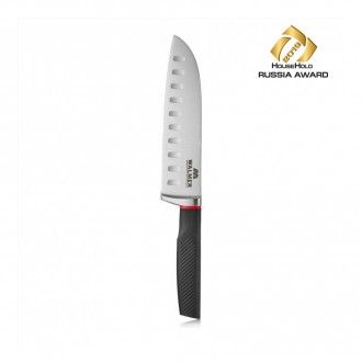 Нож Сантоку Walmer Marshall 18 см, цвет черный