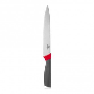 Нож разделочный для мяса Walmer Shell 20 см с чехлом, цвет черный