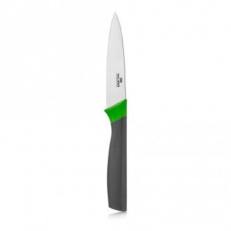 Нож для овощей и фруктов Walmer Shell 10 см с чехлом, цвет черный