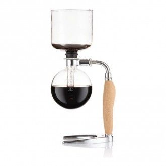 Кофеварка-сифон вакуумная (балансирный габет) Bodum Mocca Siphon без горелки, 0.5 л, цвет бежевый