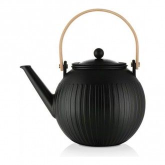 Чайник заварочный Bodum Douro из фарфора, 1.5 л, цвет черный