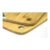 Доска разделочная деревянная с принтом Walmer Bamboo 28х21 см., цвет коричневый изображение №3