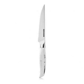 Нож для стейка Redmond Marble 13 см, цвет серый