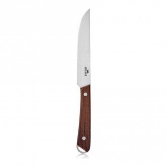 Нож для стейка Walmer Wenge 13 см, цвет темное дерево