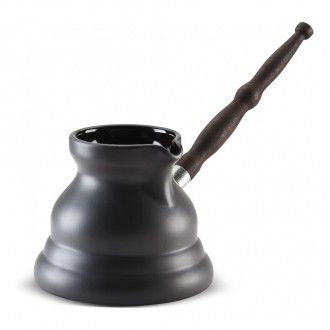 Турка керамическая для кофе Ceraflame Vintage с индукционным покрытием, 0.65 л, цвет графит
