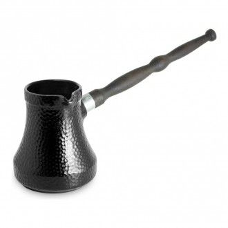Турка керамическая для кофе Ceraflame Hammered, 0.24 л, цвет черный