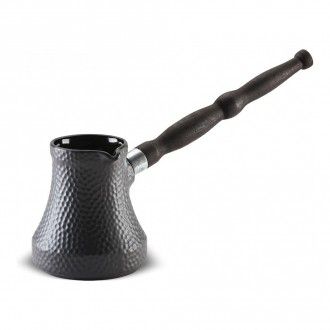 Турка керамическая для кофе Ceraflame Hammered, 0.24 л, цвет графит