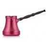 Турка керамическая для кофе Ceraflame Hammered, 0.65 л, цвет розовое золото изображение №1