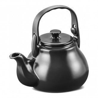Чайник керамический Ceraflame Terrine, 1.5 л, цвет черный
