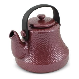 Чайник керамический Ceraflame Hammered, 1.7 л, цвет розовый