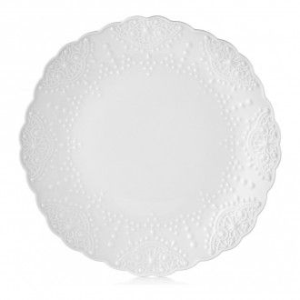 Тарелка десертная Walmer Vivien, 16 см, цвет белый